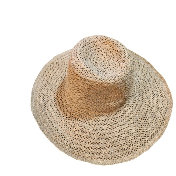 Vintage Straw HatSun HatRattan Made In The ROC Vacation - Picture 4 of 7